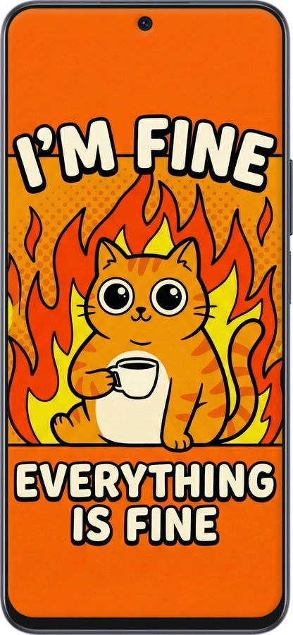 Силиконовый чехол Funny Cat для Huawei Honor X8a - 6786u-2963 изображение 