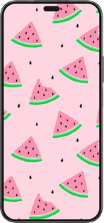 Силіконовий чехол Рожевий кавун для Huawei Honor X8b - 4314u-3614 изображение 