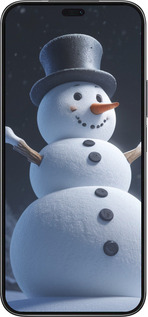 Силиконовый чехол Снеговик для Huawei Honor X8b - 5826u-3614 изображение 