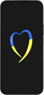 Силиконовый чехол Жёлто-голубое сердце для Huawei Honor X8b - 885u-3614 изображение 