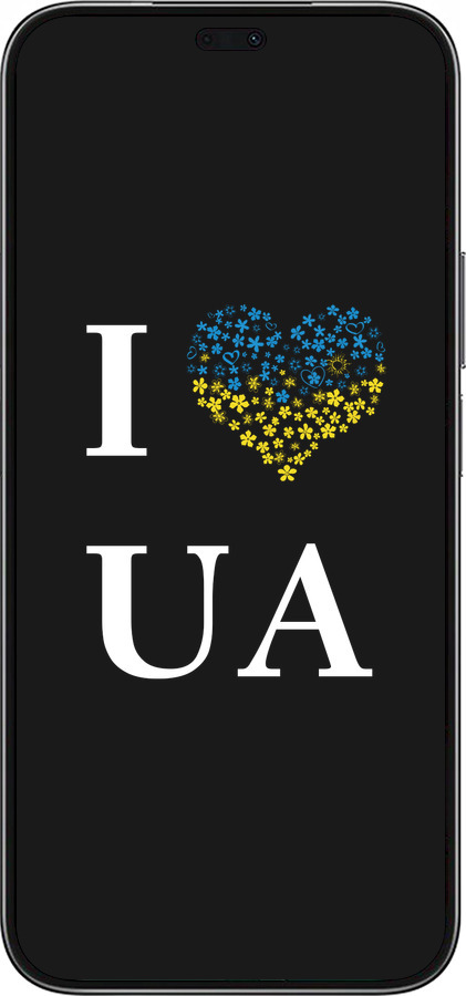 Силіконовий чехол I love UA для Huawei Honor X8b - 1112u-3614 изображение 