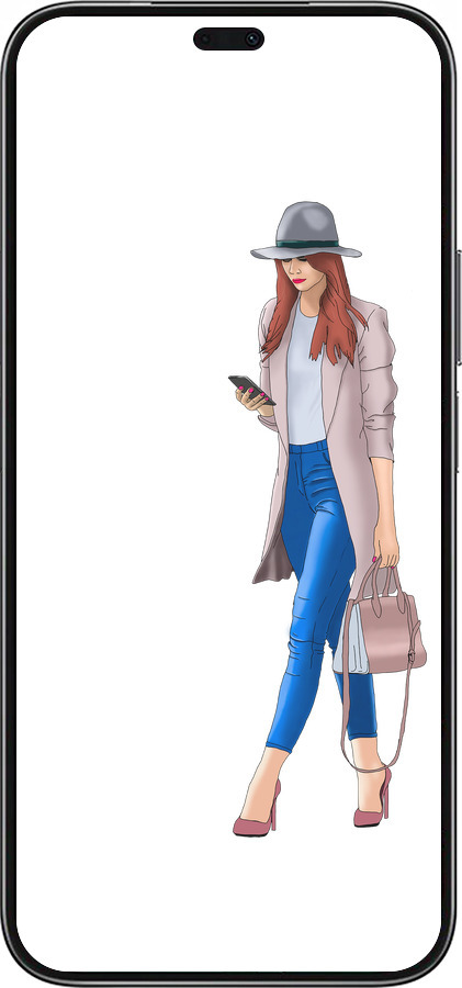 Силіконовий чехол Дівчинка 1 для Huawei Honor X8b - 4751u-3614 изображение 