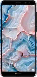 3D пластиковий матовий чехол Мрамор для Huawei Mate 10 Lite - 6306m-1240 изображение 