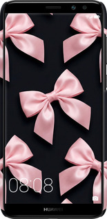 3D пластиковый матовый чехол Coquette Ribbons Dark Coquette для Huawei Mate 10 Lite - 6767m-1240 изображение 