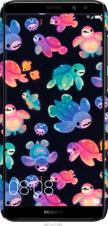 3D пластиковий матовий чехол № 5411 для Huawei Mate 10 Lite - 5411m-1240 изображение 
