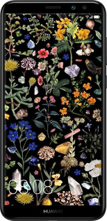 Силиконовый чехол С цветами для Huawei Mate 10 Lite - 6422u-1240 изображение 