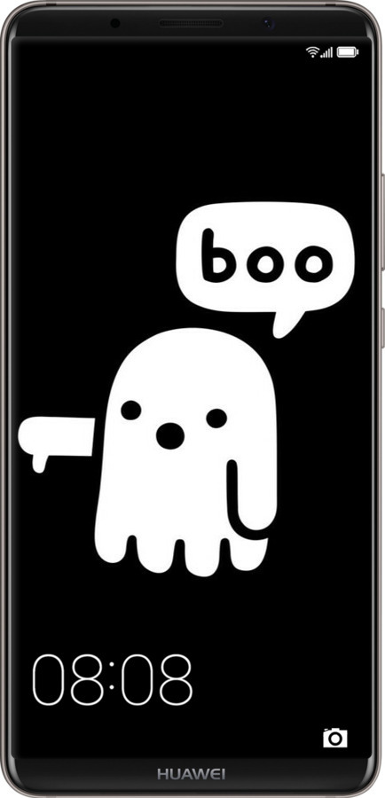 2D пластиковый чехол Призрак Неодобрения для Huawei Mate 10 Pro - 6431t-1138 изображение 