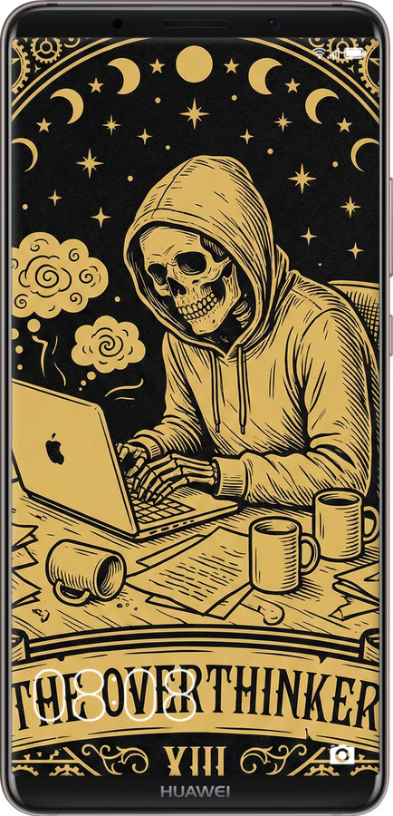 2D пластиковый чехол The Overthinker для Huawei Mate 10 Pro - 6774t-1138 изображение 