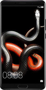 Силиконовый чехол Красно-черная змея на черном фоне для Huawei Mate 10 - 4063u-1116 изображение 