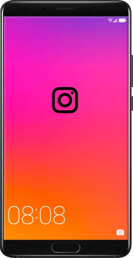 Силиконовый чехол Instagram для Huawei Mate 10 - 4273u-1116 изображение 