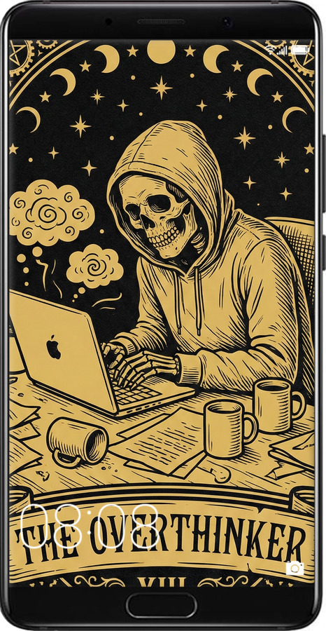 Силіконовий чехол The Overthinker для Huawei Mate 10 - 6774u-1116 изображение 