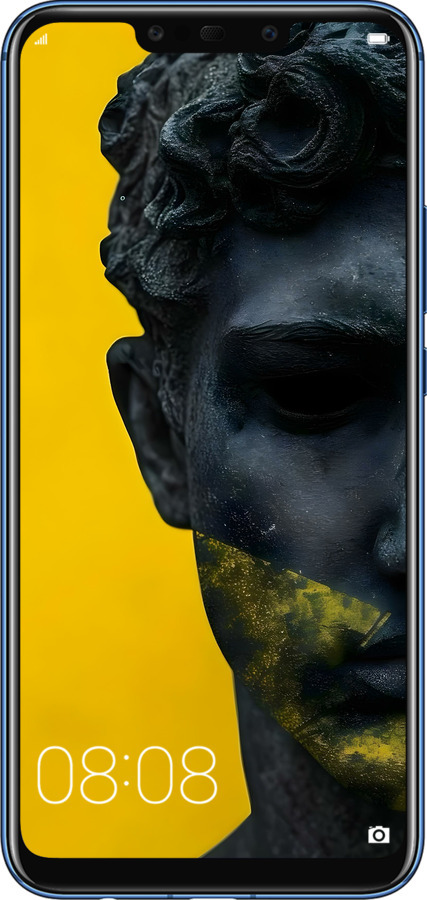 Силиконовый чехол Статуя арт для Huawei Mate 20 Lite - 6330u-1575 изображение 