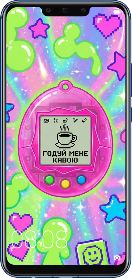 Силиконовый чехол Y2K Aesthetic Retro Pet: Годуй мене кавою для Huawei Mate 20 Lite - 6784u-1575 изображение 