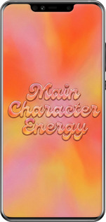 Силиконовый чехол Aura Gradient Main Character Energy Aesthetic Y2K для Huawei Mate 20 Pro - 6783u-1567 изображение 