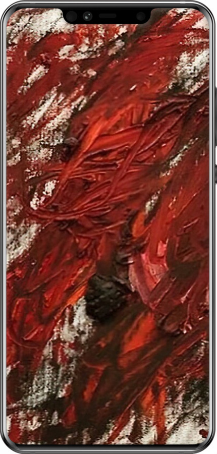 2D пластиковий чехол Абстрактна композиція в червоних тонах для Huawei Mate 20 Pro - 6541t-1567 изображение 