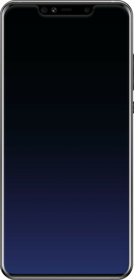 Силіконовий чехол Градієнт у темно-синьому стилі для Huawei Mate 20 Pro - 6542u-1567 изображение 