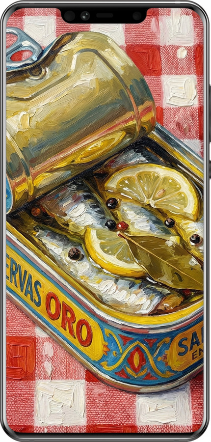 Силиконовый чехол Vintage Sardine Tin Phone для Huawei Mate 20 Pro - 6772u-1567 изображение 