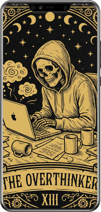 2D пластиковий чехол The Overthinker для Huawei Mate 20 Pro - 6774t-1567 изображение 