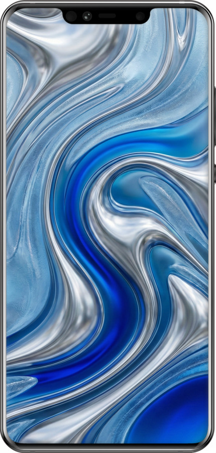 2D пластиковий чехол Liquid Chrome для Huawei Mate 20 Pro - 6781t-1567 изображение 