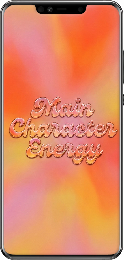 Силиконовый чехол Aura Gradient Main Character Energy Aesthetic Y2K для Huawei Mate 20 Pro - 6783u-1567 изображение 