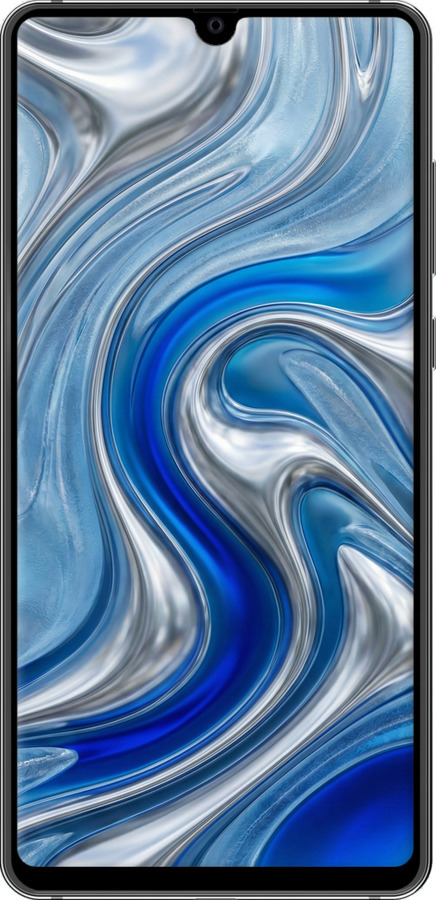 2D пластиковий чехол Liquid Chrome для Huawei Mate 20 - 6781t-1578 изображение 
