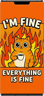 Силіконовий чехол Funny Cat для Huawei Mate 30 Pro - 6786u-1796 изображение 