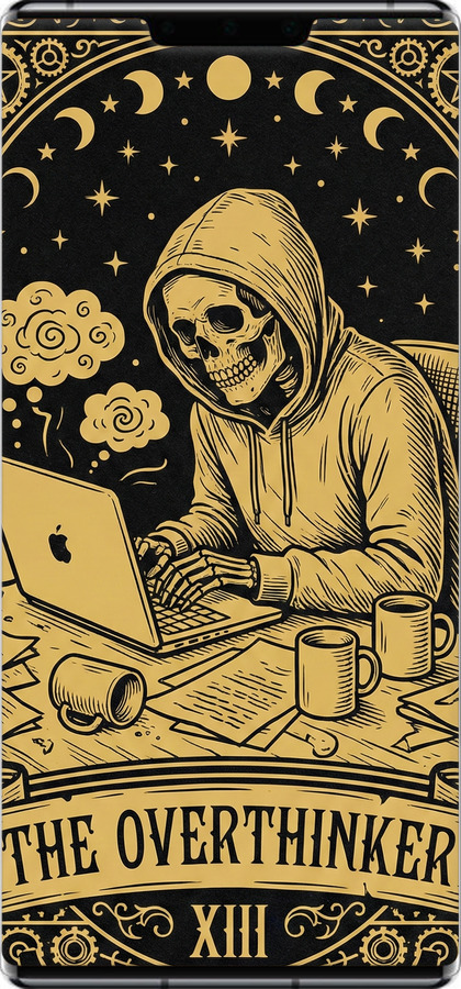 Силіконовий чехол The Overthinker для Huawei Mate 30 Pro - 6774u-1796 изображение 