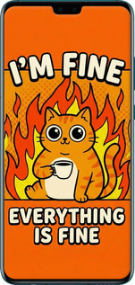 Силиконовый чехол Funny Cat для Huawei Mate 30 - 6786u-1773 изображение 