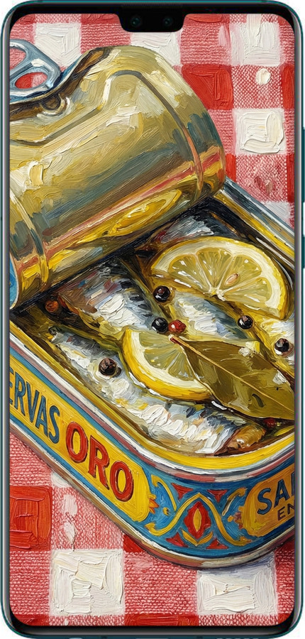 Силиконовый чехол Vintage Sardine Tin Phone для Huawei Mate 30 - 6772u-1773 изображение 