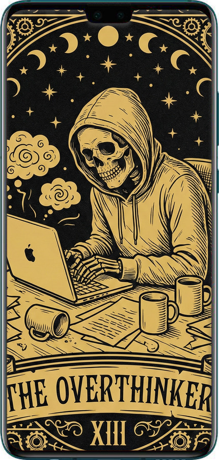 Силиконовый чехол The Overthinker для Huawei Mate 30 - 6774u-1773 изображение 