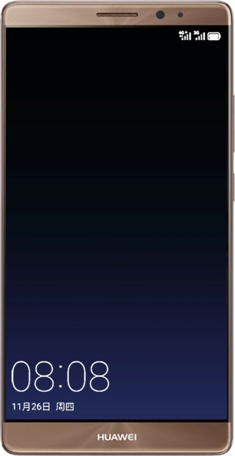 Силіконовий чехол Градієнт у темно-синьому стилі для Huawei Mate 8 - 6542u-269 изображение 