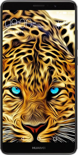 Силиконовый чехол Леопард для Huawei Mate 9 - 6611u-425 изображение 