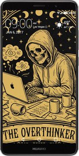 Силиконовый чехол The Overthinker для Huawei Mate 9 - 6774u-425 изображение 