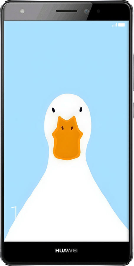 Силіконовий чехол Гусак для Huawei Mate S - 6350u-490 изображение 