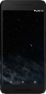 3D пластиковий глянцевий чехол Нічне небо для Huawei Nexus 6P - 6451c-148 изображение 