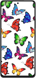 Силіконовий чехол Барвисті метелики для Huawei nova 12 SE /  nova 11 SE - 4761u-3730 изображение 