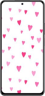 Силиконовый чехол Сердечки 2 для Huawei nova 12 SE /  nova 11 SE - 4763u-3730 изображение 