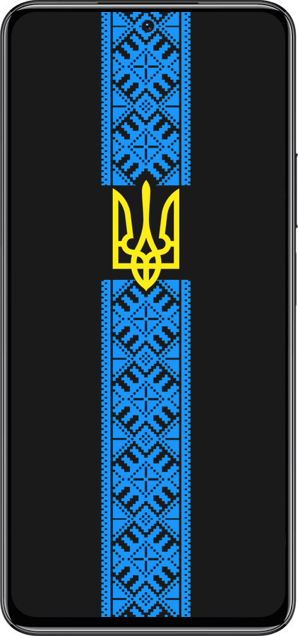 Силіконовий чехол Тризуб в вишиванці для Huawei nova 12 SE /  nova 11 SE - 1158u-3730 изображение 