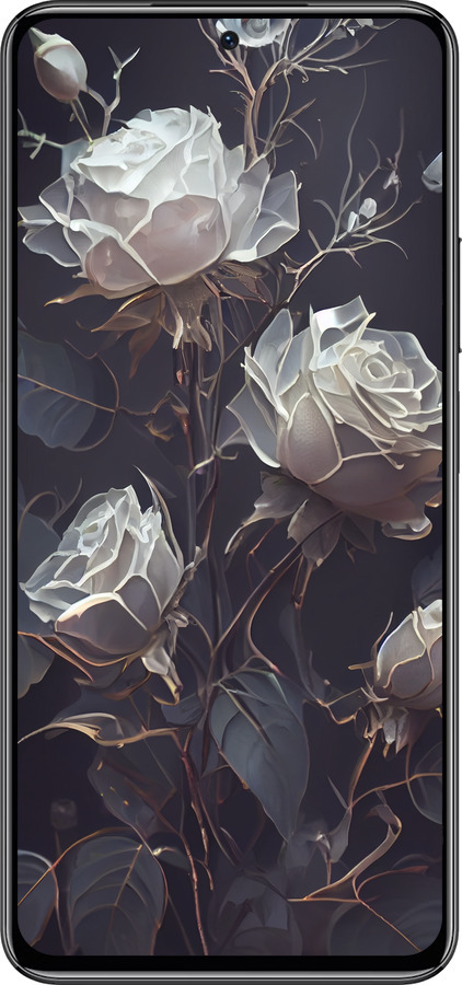 Силіконовий чехол Троянди 2 для Huawei nova 12 SE /  nova 11 SE - 5550u-3730 изображение 