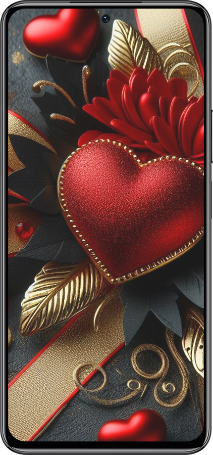 Силиконовый чехол Сердечки v2 для Huawei nova 12 SE /  nova 11 SE - 5832u-3730 изображение 