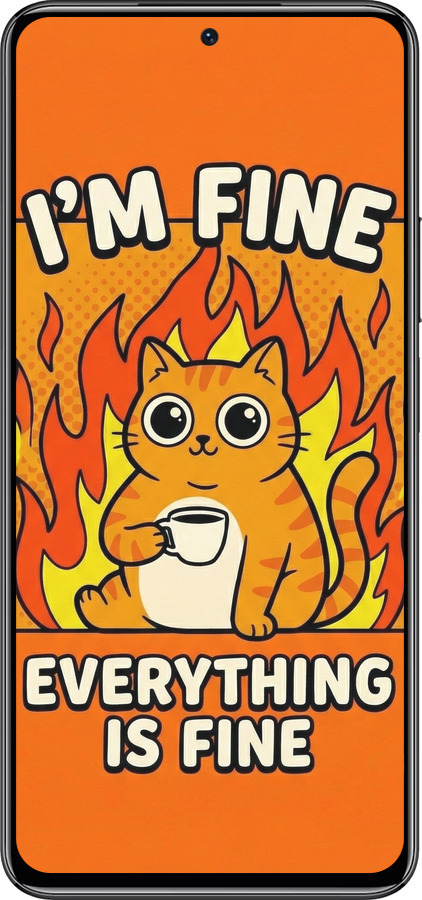 Силиконовый чехол Funny Cat для Huawei nova 12 SE /  nova 11 SE - 6786u-3730 изображение 