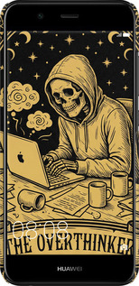 3D пластиковый матовый чехол The Overthinker для Huawei Nova 2 - 6774m-1021 изображение 