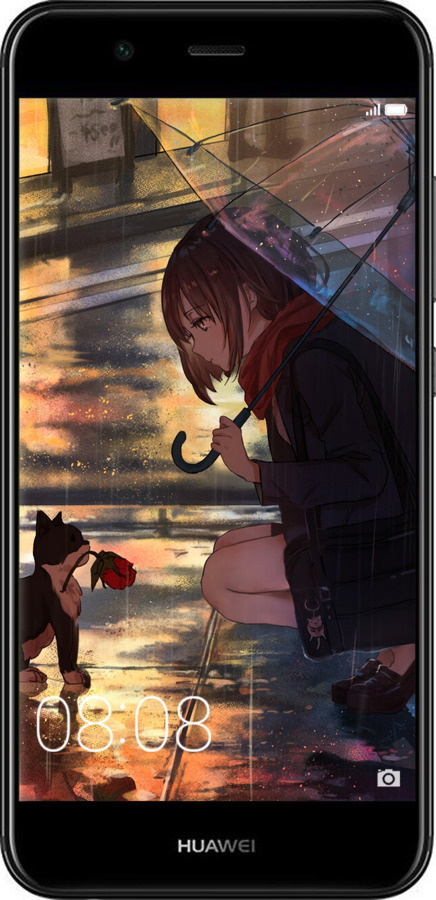 Силиконовый чехол Anime для Huawei Nova 2 - 6609u-1021 изображение 