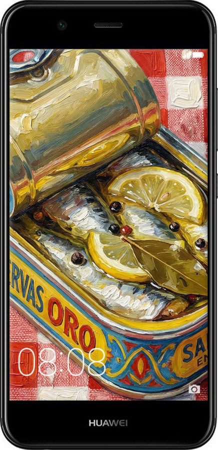 Силіконовий чехол Vintage Sardine Tin Phone для Huawei Nova 2 - 6772u-1021 изображение 