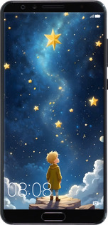 Силіконовий чехол Маленький принц для Huawei Nova 2S - 6326u-1388 изображение 