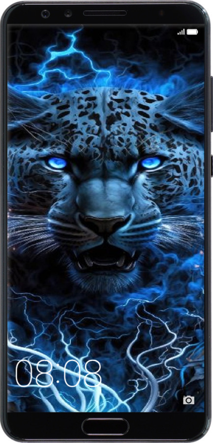 Силиконовый чехол Ледяной леопард для Huawei Nova 2S - 6460u-1388 изображение 