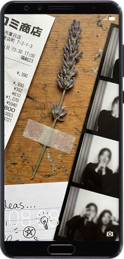 Силиконовый чехол Aesthetic Scrapbook Collage для Huawei Nova 2S - 6773u-1388 изображение 