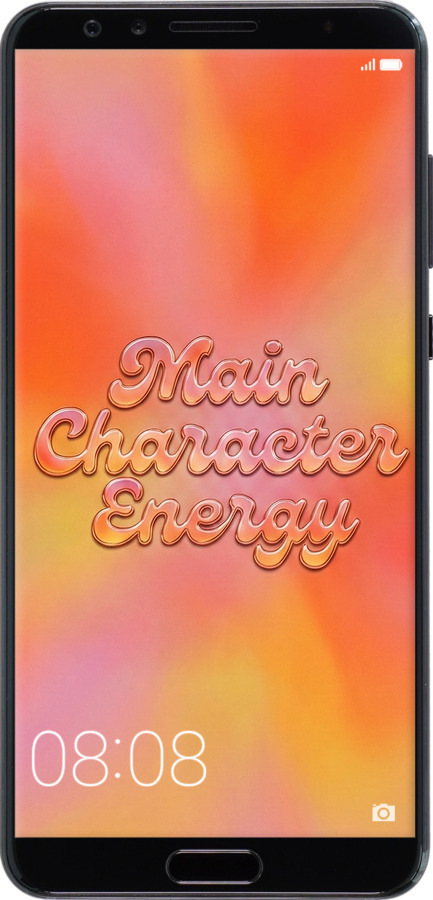 Силіконовий чехол Aura Gradient Main Character Energy Aesthetic Y2K для Huawei Nova 2S - 6783u-1388 изображение 