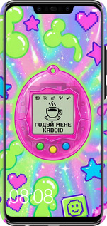 3D пластиковый матовый чехол Y2K Aesthetic Retro Pet: Годуй мене кавою для Huawei Nova 3 - 6784m-1535 изображение 