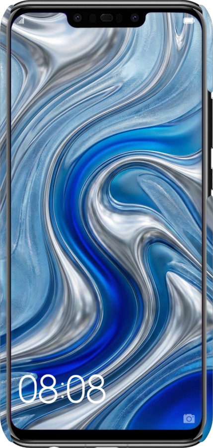 3D пластиковый матовый чехол Liquid Chrome для Huawei Nova 3 - 6781m-1535 изображение 
